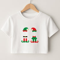 Elf Body - Christmas Crop Top