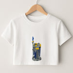 Turret Blue - League Of Legends Crop Top