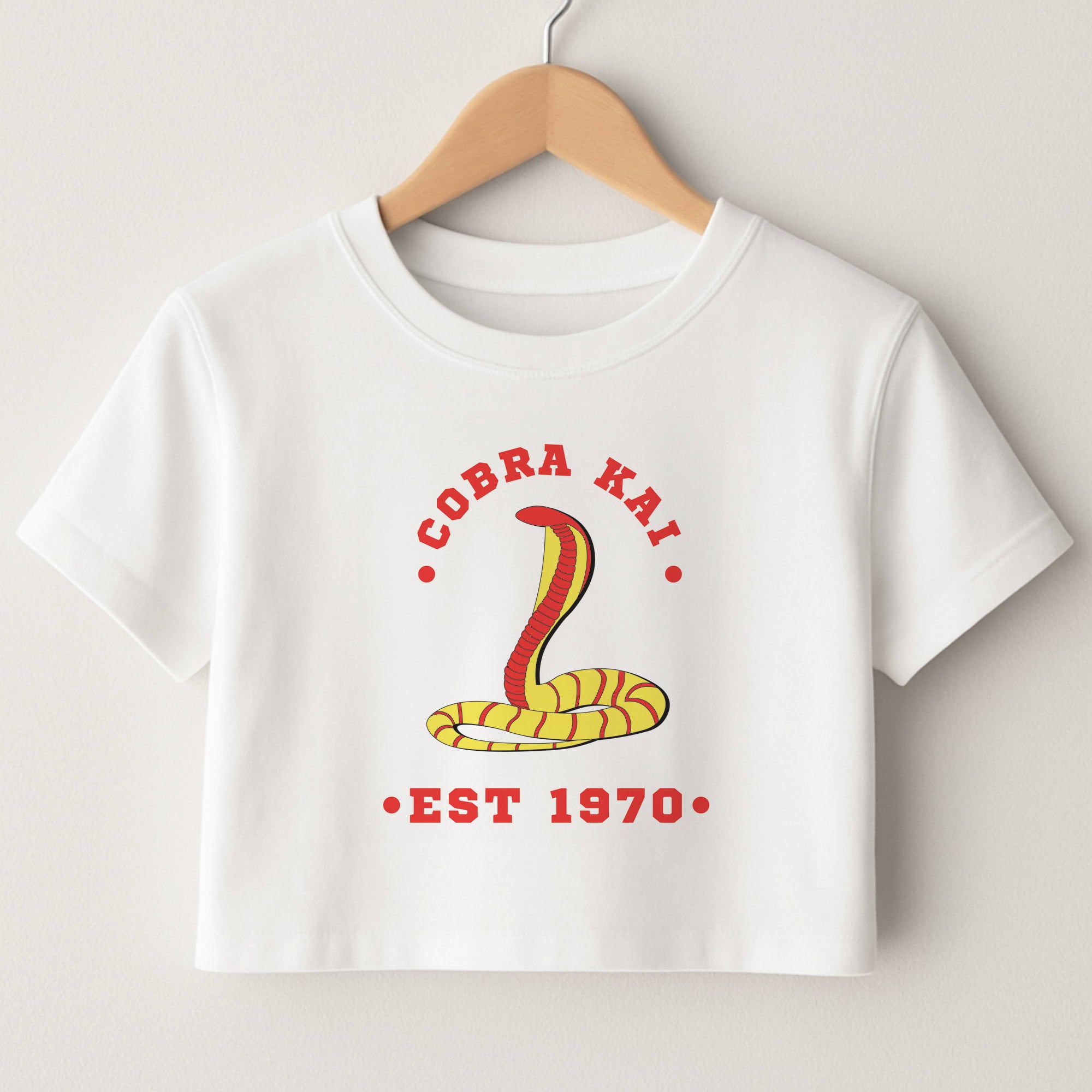 Snake Est 1970 Crop Top