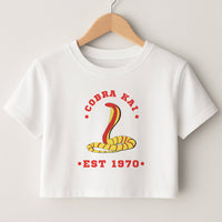 Snake Est 1970 Crop Top