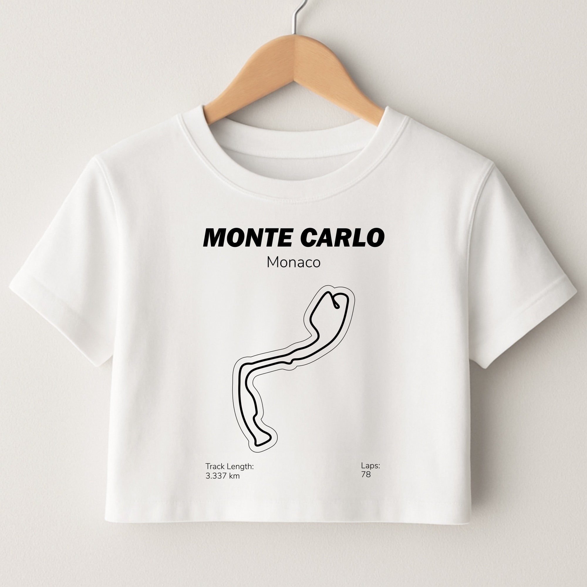 Monte Carlo Circuit Crop Top