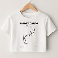 Monte Carlo Circuit Crop Top