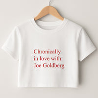 Chronically In Love With Joe Crop Top