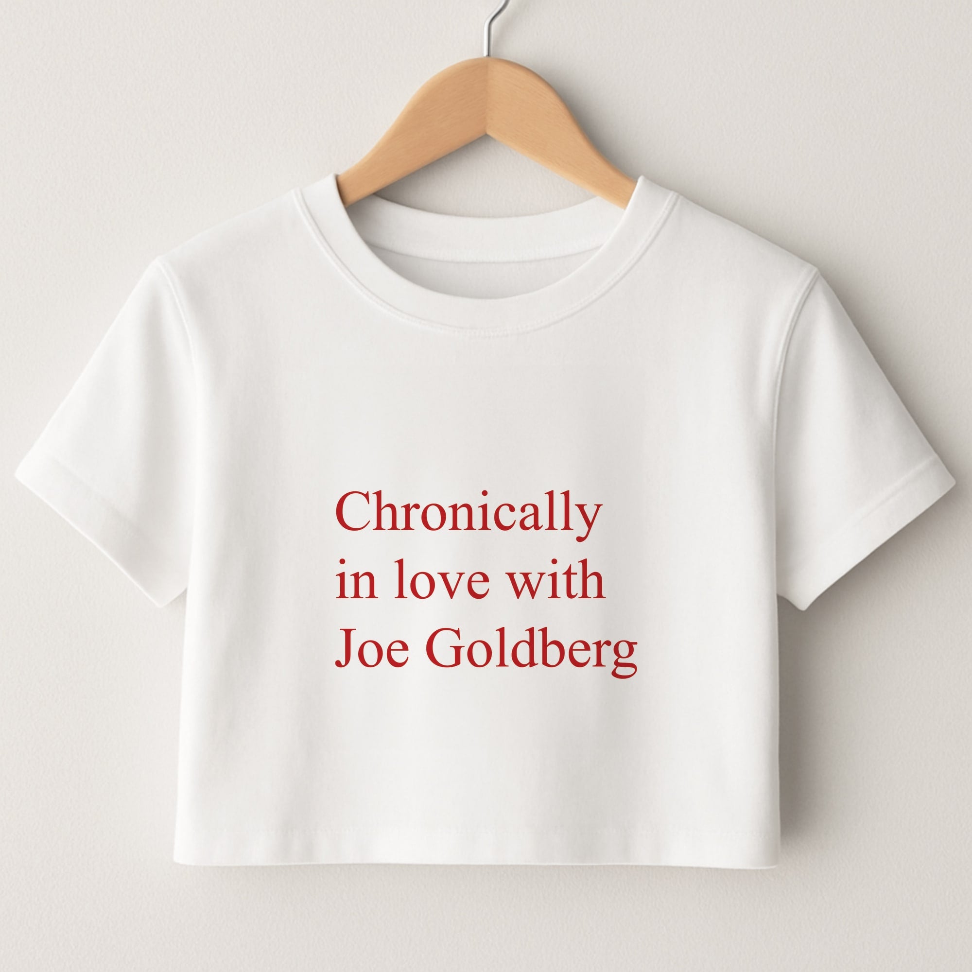 Chronically In Love With Joe Crop Top
