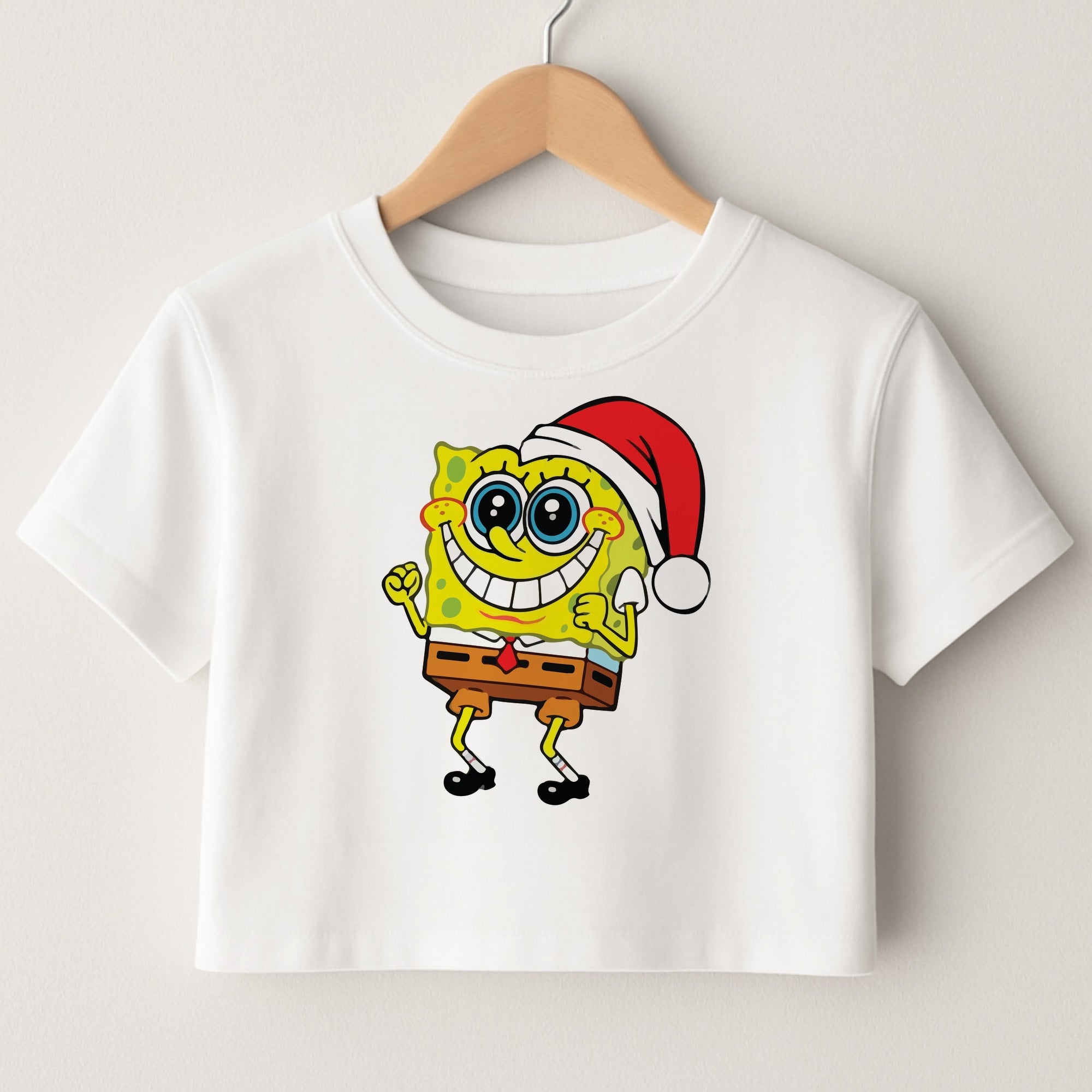 Sponge - Christmas Crop Top