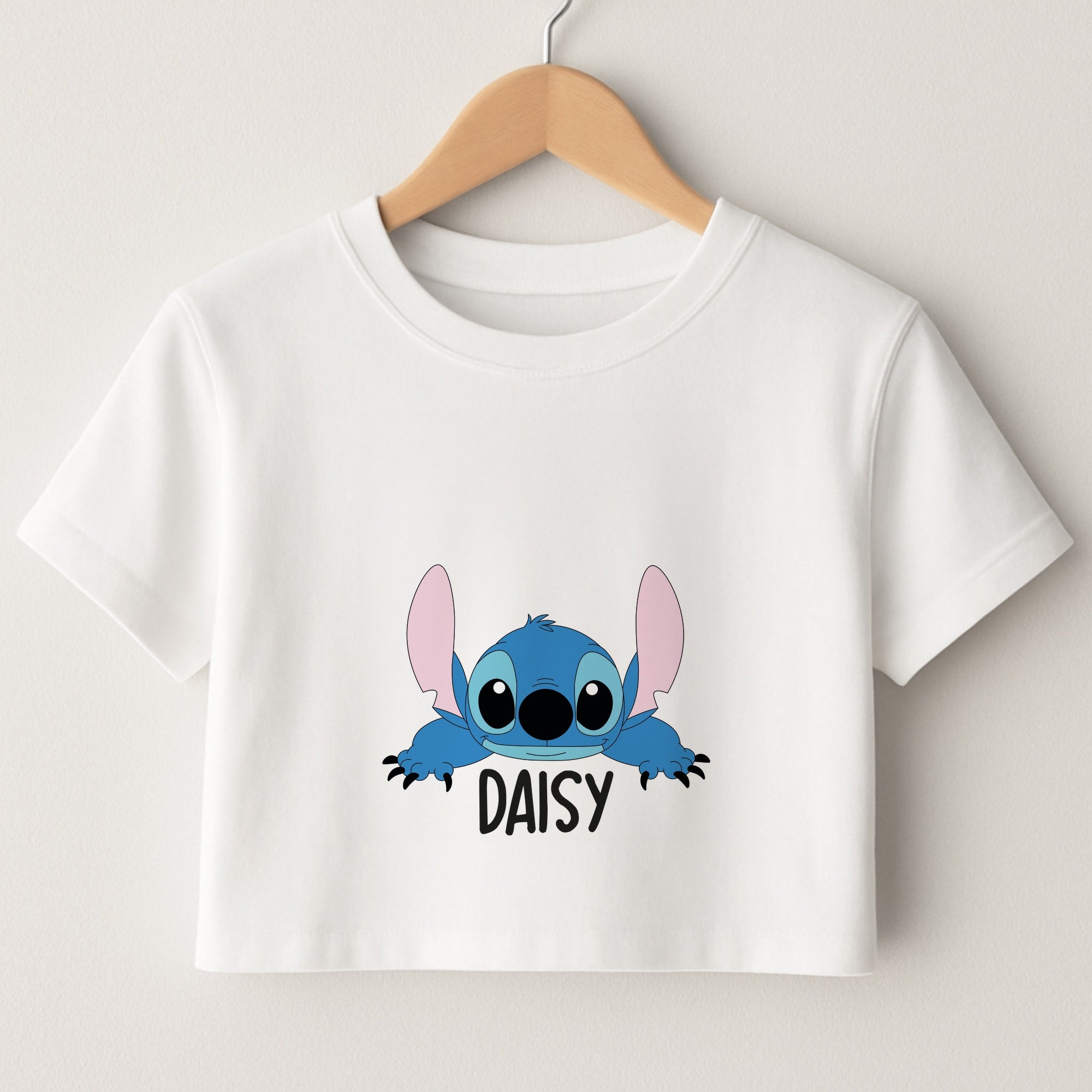 Blue Alien - Personalised Disney Crop Top