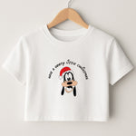 Have A Goofly Little Christmas Christmas Crop Top