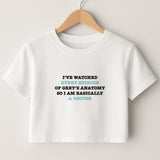 Grey's Anatomy Crop Tops