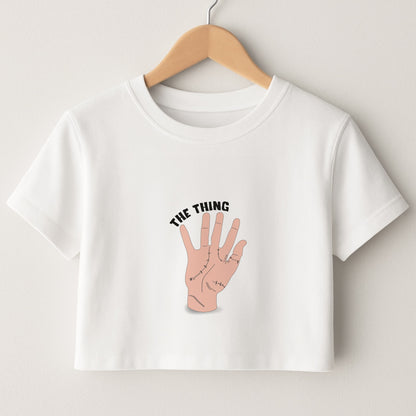 The Thing Wednesday Crop Top