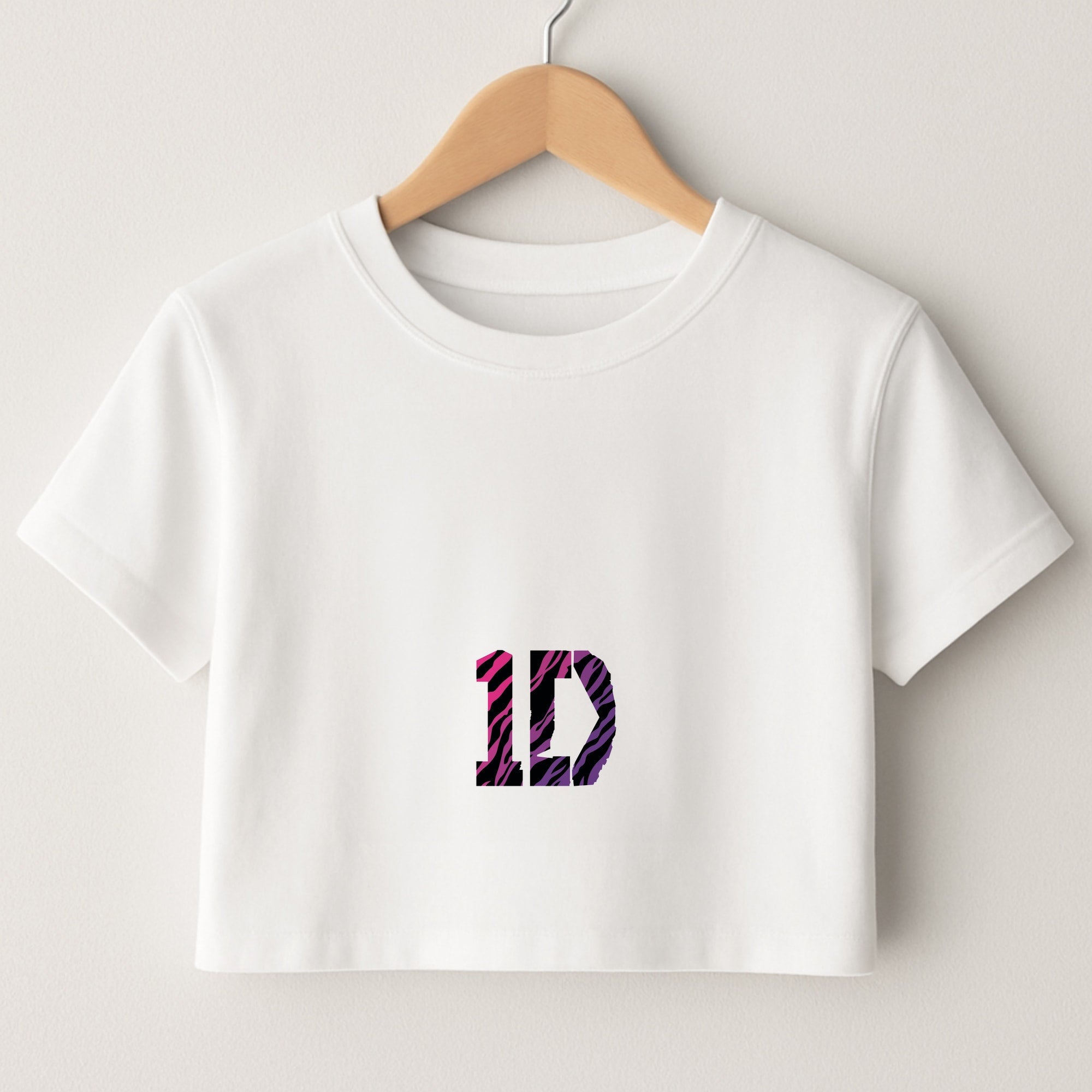 Zebra 1D Crop Top
