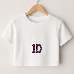 Zebra 1D Crop Top