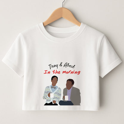 Troy And Abed In The Morning - Community Crop Top