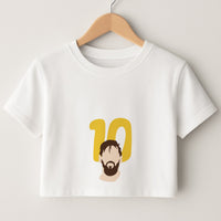 Number 10 - Messi Crop Top