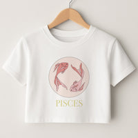 Pisces - Tarot Cards Crop Top