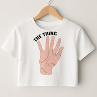 The Thing Wednesday Crop Top
