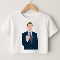 Middle Finger Crop Top