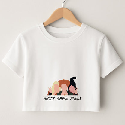 Amuck, Amuck, Amuck - Hocus Halloween Crop Top