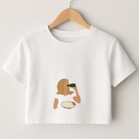 Rachel's Wedding Dress Crop Top