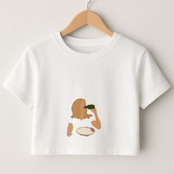 Rachel's Wedding Dress Crop Top