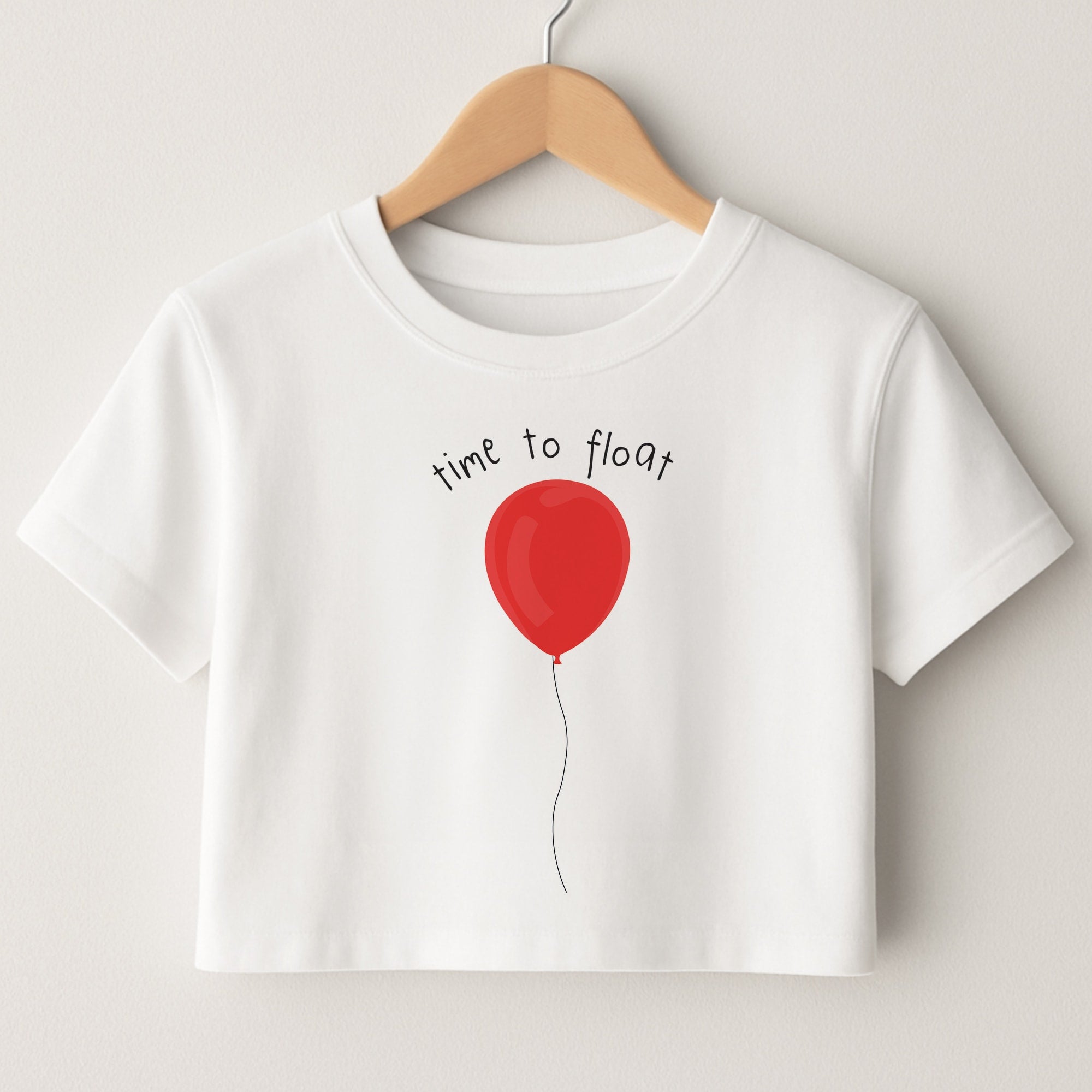 Time To Float - Clown Crop Top