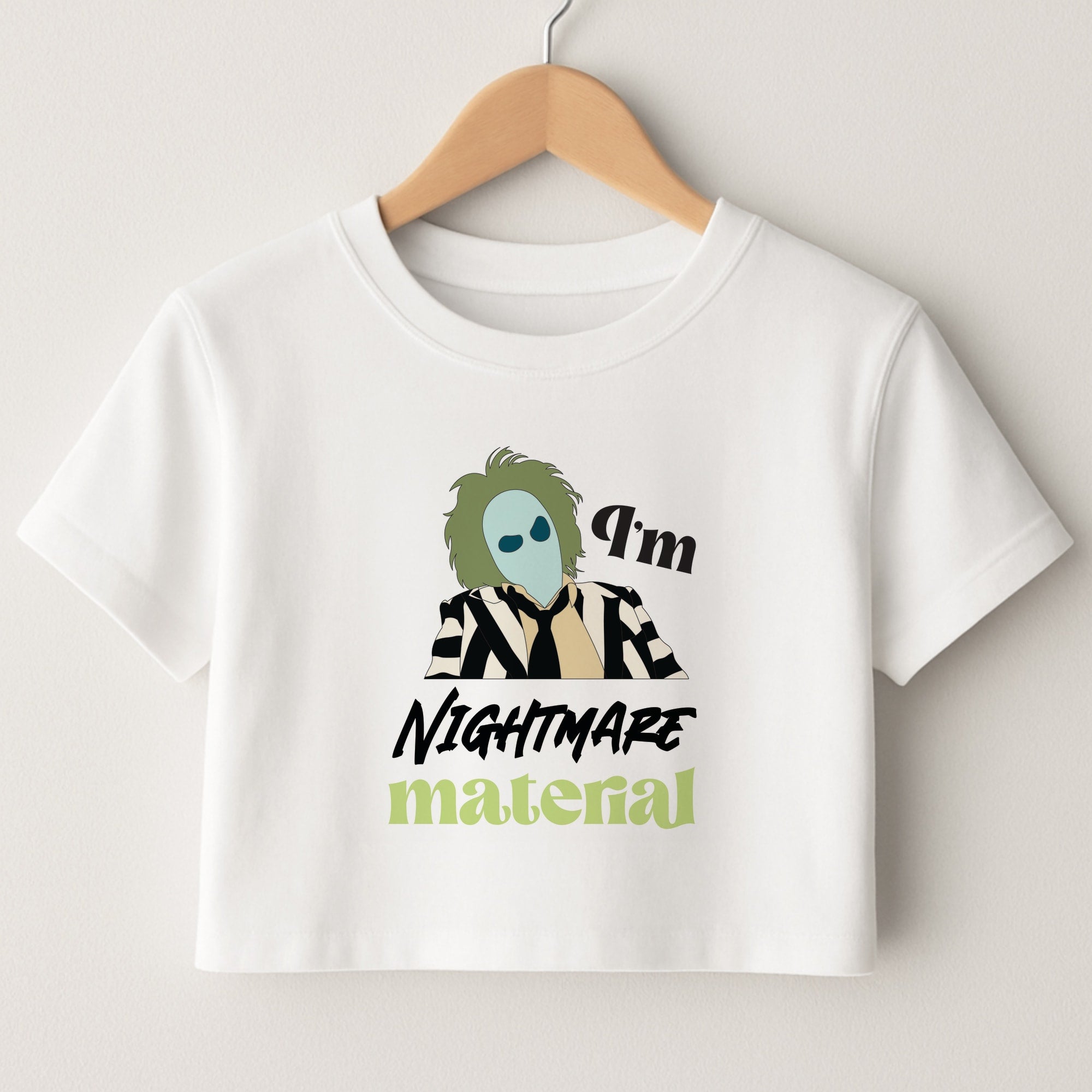 I'm Nightmare Material Crop Top