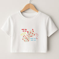 Devils Roll The Dice - Taylor Crop Top