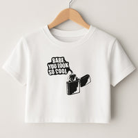 Babe, You Look So Cool - 1975 Crop Top