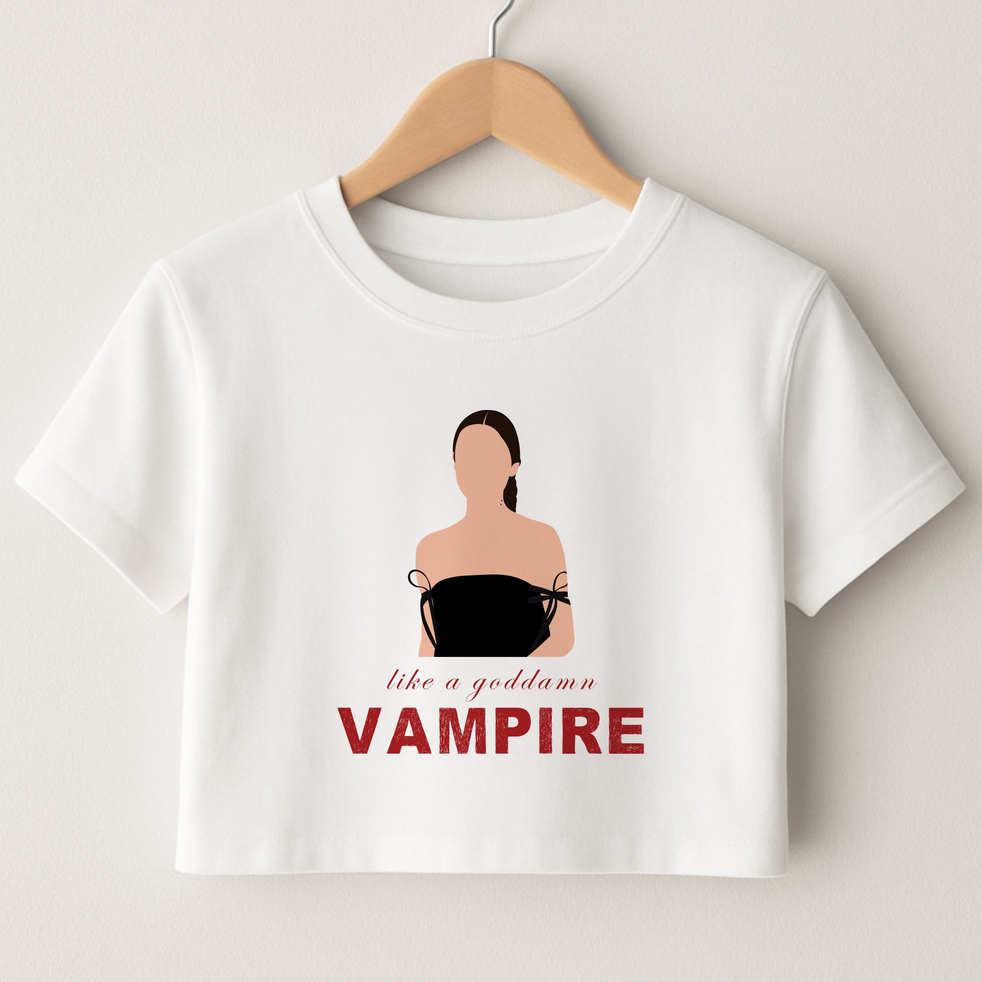 Goddamn Vampire Crop Top
