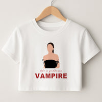 Goddamn Vampire Crop Top