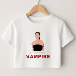 Goddamn Vampire Crop Top