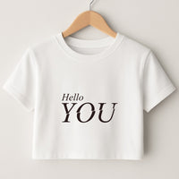 Hello You Crop Top