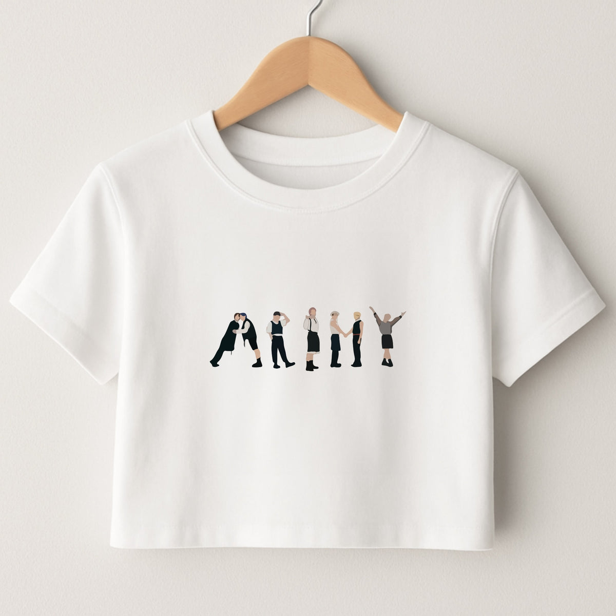 K-Pop Band Army Members Crop Top