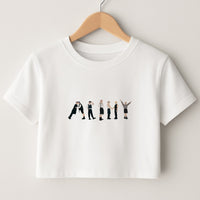 K-Pop Band Army Members Crop Top