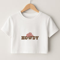 Howdy - Western  Crop Top