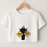 Safety Or Death - Scream Crop Top