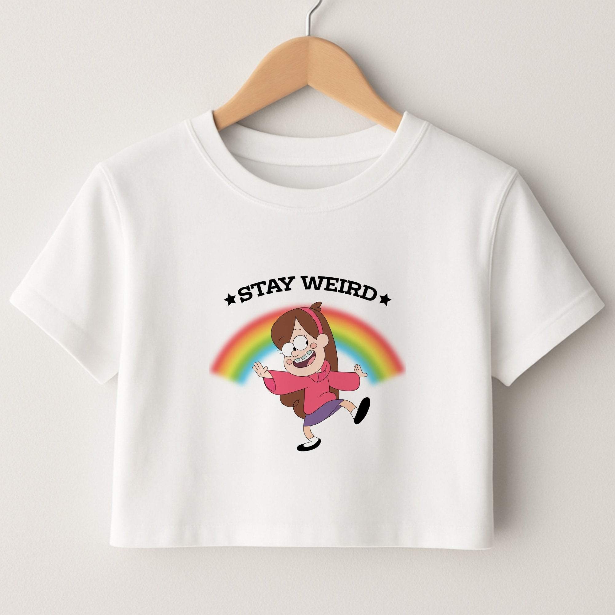 Stay Weird Crop Top