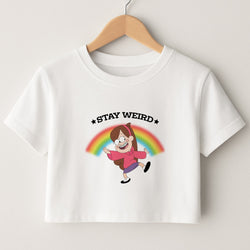 Stay Weird Crop Top
