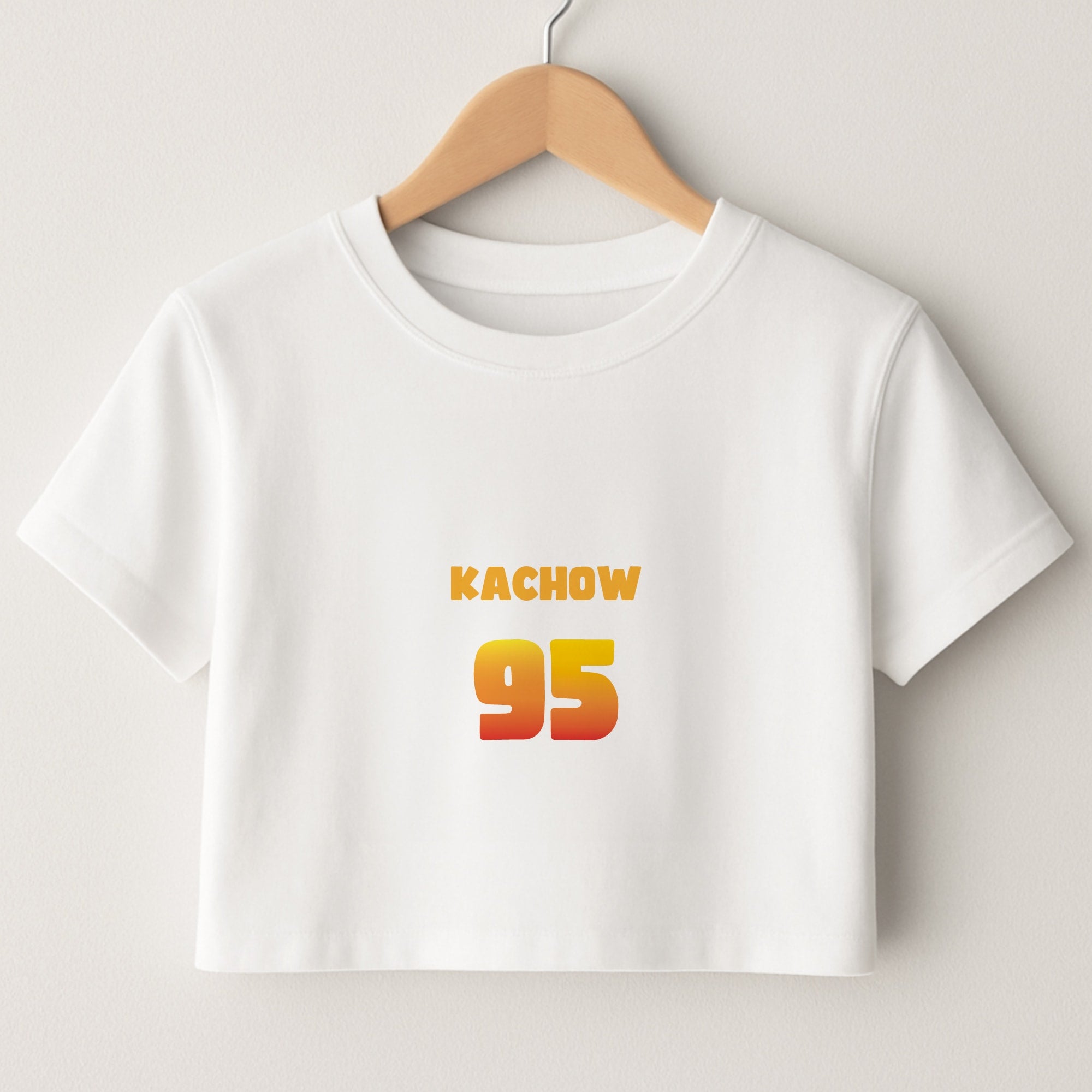Kachow 95 - Cars Crop Top