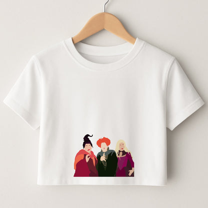 Hocus Halloween Witches - Halloween Crop Top