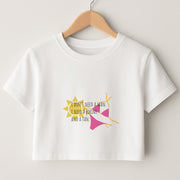 I Don't Need A Man - Summer Quotes Crop Top 1