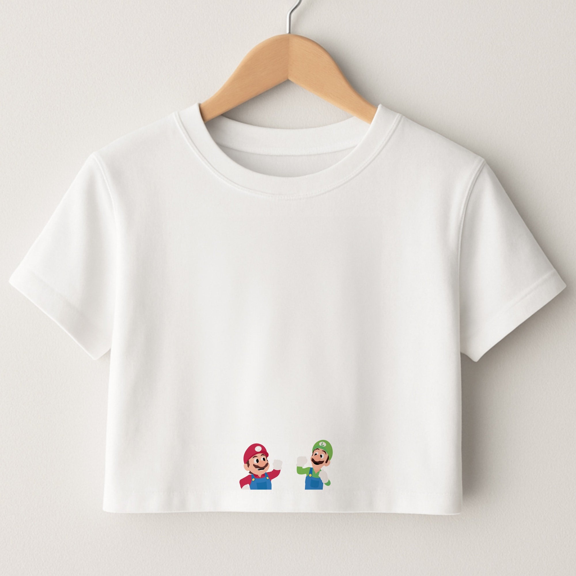 Mario And Luigi Crop Top