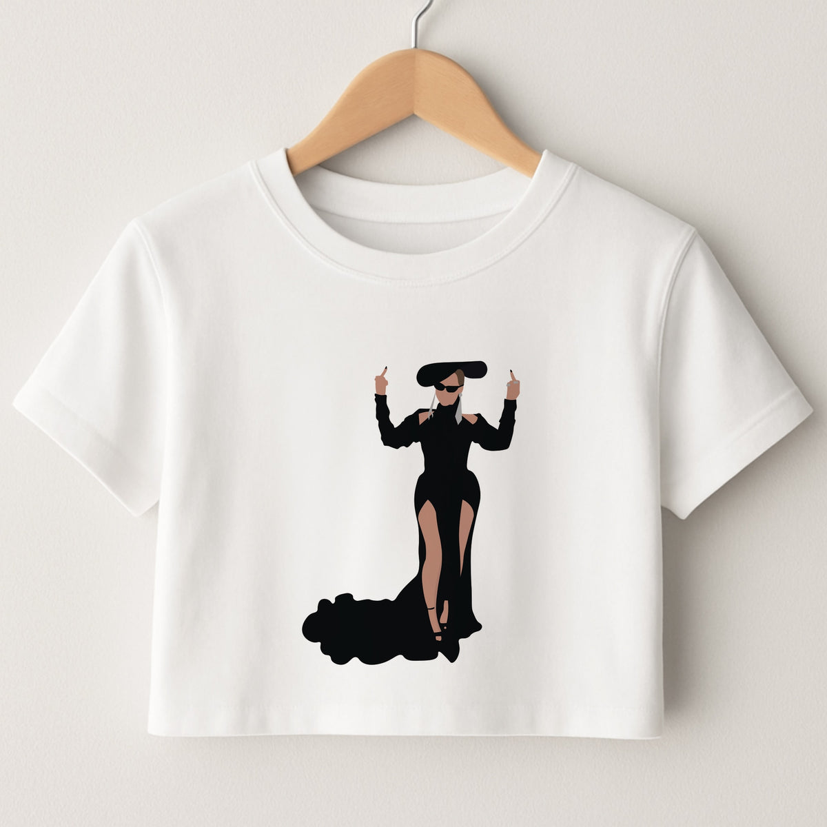 Middle Fingers - Queen B Crop Top