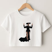 Middle Fingers - Queen B Crop Top 1