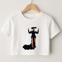 Middle Fingers - Queen B Crop Top