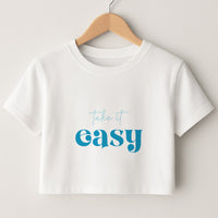 Take It Easy  Crop Top