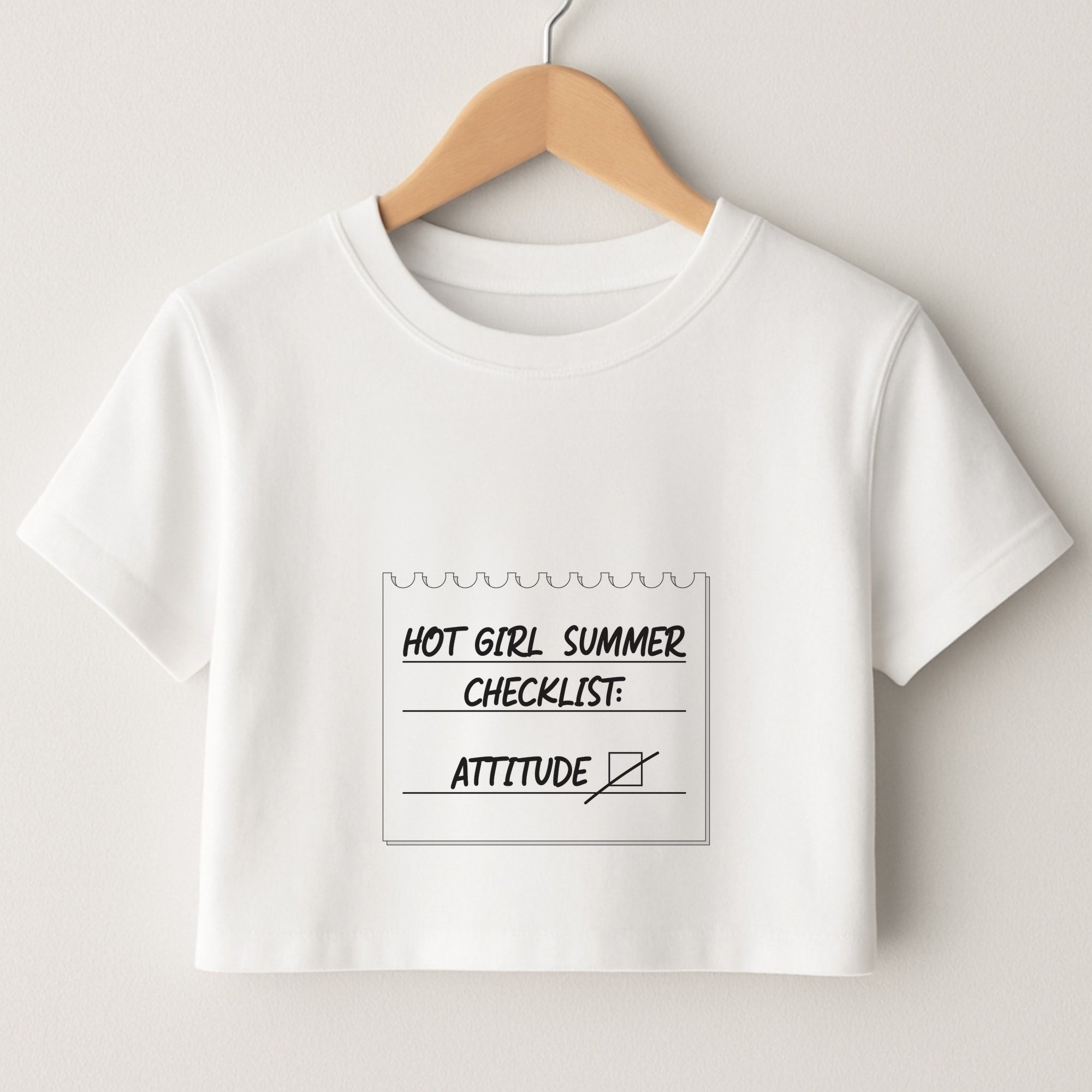 Hot Girl Summer Checklist - Summer Crop Top