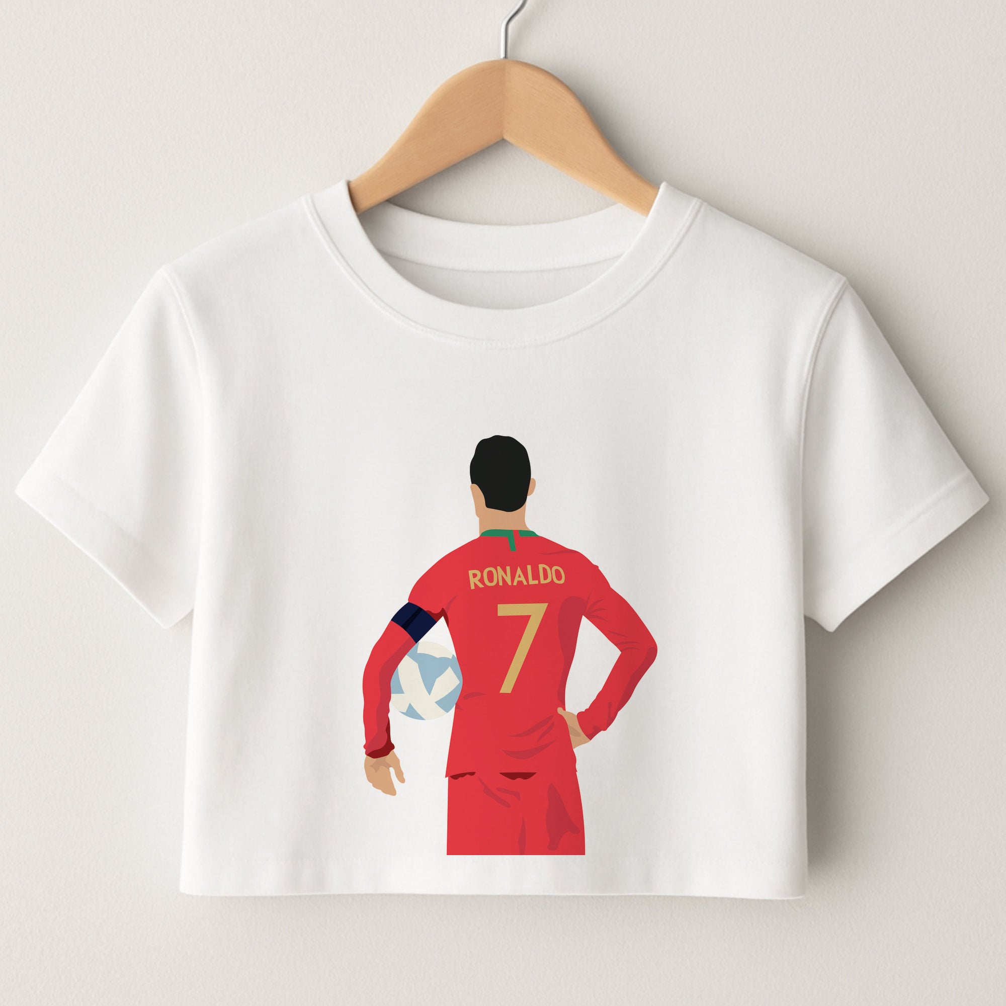 Ronaldo - Football Crop Top