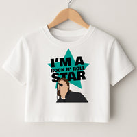 I'm A Rock And Roll Star Crop top