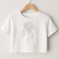 Mauve Stay Calm Crop Top