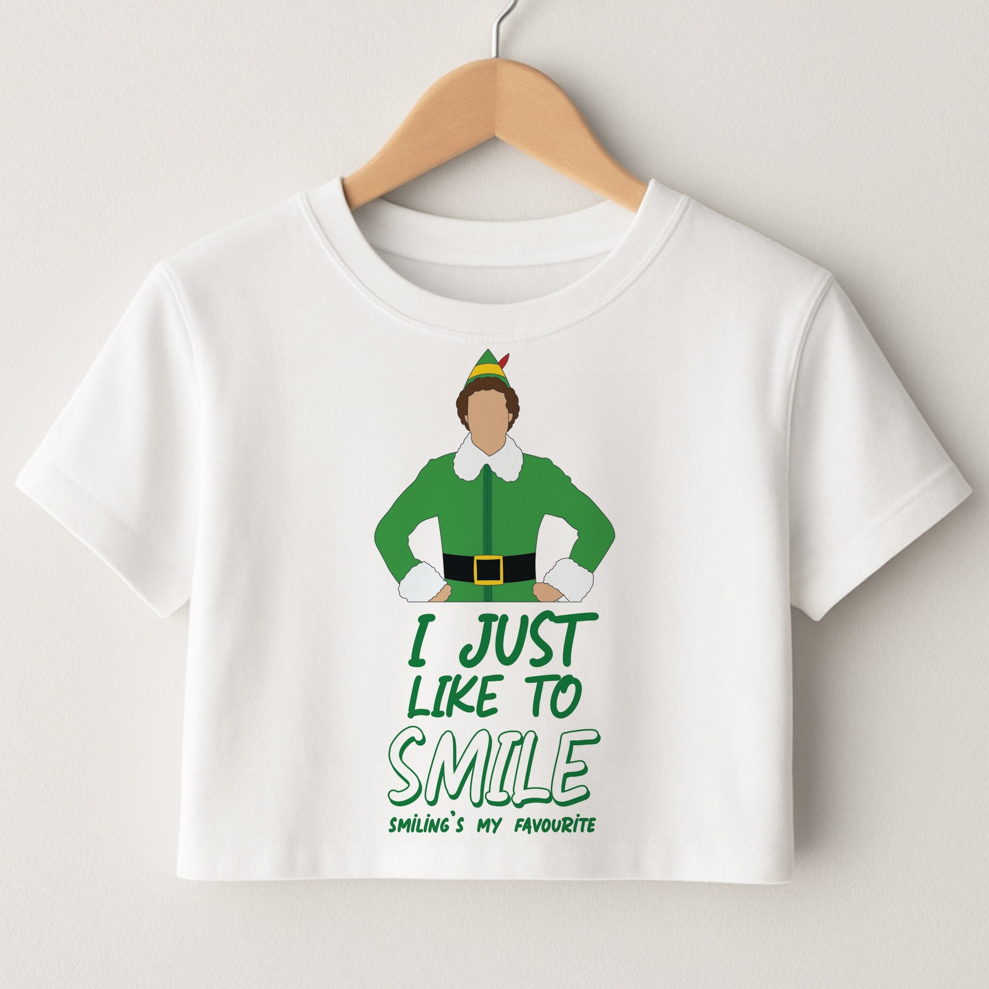 I Just Like To Smile Crop Top